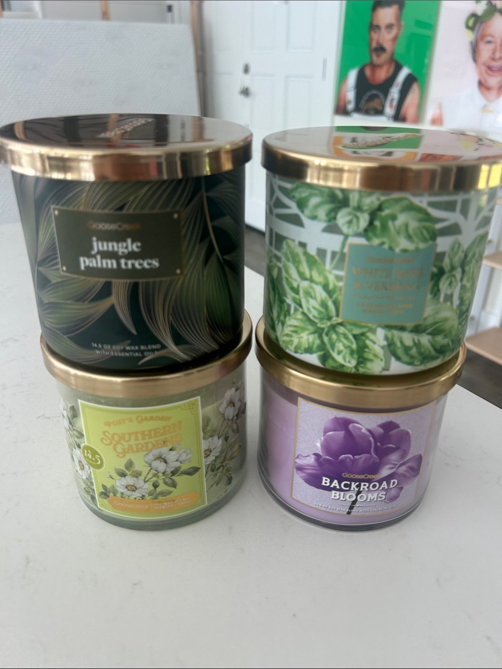 4 goose creek candles